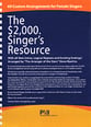 The $2000 Singer's Resource piano sheet music cover